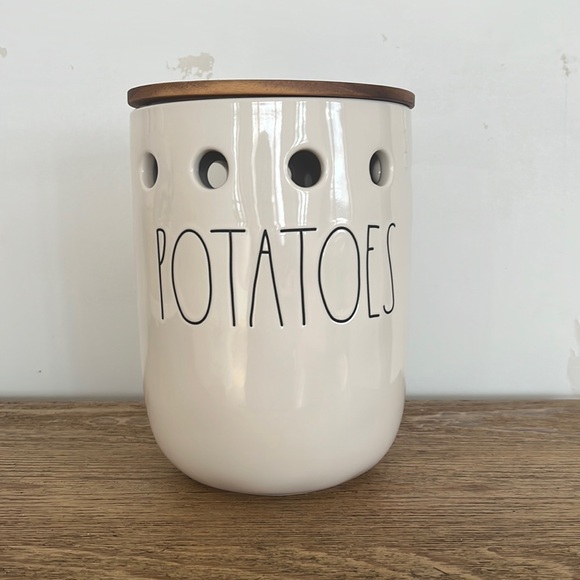 Rae Dunn Potato Canister/Cellar - Picture 1 of 4